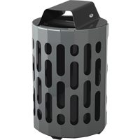 R&eacute;cipients &agrave; d&eacute;chets 2020 Stingray, M&eacute;tal, 42 gal. US Groupe Generik