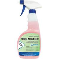 Action triple - nettoyant, d&eacute;graissant et d&eacute;sinfectant, 750 ml, Bouteille &agrave; g&acirc;chette Groupe Generik