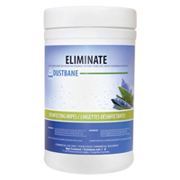 Lingettes Eliminate virucide, 7" x 8", 180 lingettes Groupe Generik
