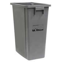Recycling & Garbage Bin, Plastic, 16 US gal. Groupe Generik