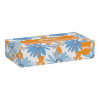 Kleenex&reg; Facial Tissue, 2 Ply, 8" L x 8-1/2" W, 125 Sheets/Box Groupe Generik