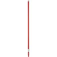 Manche de brosse pour plateforme, Brosse/Support &agrave; tampon, Rouge, T&eacute;lescopique, 62"-113" lo Groupe Generik