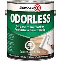 Odourless Oil-Base Stain Blocking Primer, White, Very Flat, 3.78 L, Gallon Groupe Generik