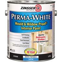 Perma-White&reg; Mold & Mildew-Proof Interior Paint, 3.78 L, Gallon, White Groupe Generik
