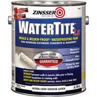 Watertite&reg; LX Mold & Mildew-Proof Waterproofing Paint, 3.78 L, Gallon, White Groupe Generik