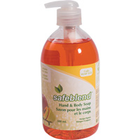 Savon pour les mains & le corps, 500 ml, Mangue papaye, Bouteille Groupe Generik