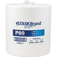 Chiffons de premi&egrave;re qualit&eacute; P80 TaskBrand, Robuste, 13" lo x 12" la Groupe Generik