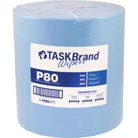 TaskBrand&reg; P80 Premium Series Wipers, Heavy-Duty, 13" L x 12" W Groupe Generik