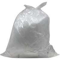 Industrial Garbage Bags, Utility, 20" W x 22" L, 0.64 mils, Clear, 23 L (6 Gal.) Capacity Groupe Generik