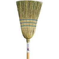 Heavy-Duty Corn Broom, 3-String, Wood Handle Groupe Generik
