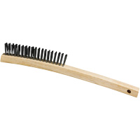 Brosse, Acier, 3 x 19 rangs de fils, Longueur 13-3/4" Groupe Generik