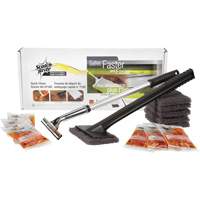 Trousse de d&eacute;marrage du syst&egrave;me de nettoyage rapide de plaque de cuisson Scotch-Brite Groupe Generik