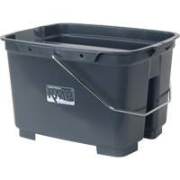 Seau double, Capacit&eacute; de 4,75 gal. US (19 pintes), Gris Groupe Generik