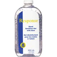 Gel d&eacute;sinfectant pour les mains &agrave; l'alo&egrave;s Response, 950 ml, Recharge, 70 % alcool Groupe Generik