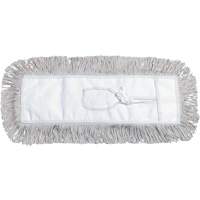 Vadrouille &agrave; &eacute;pousseter, Style &agrave; attacher, Coton, 60" lo x 5" la Groupe Generik