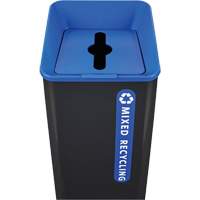 Bac de recyclage mixte Sustain, Vrac, Plastique, 23 gal. US Groupe Generik