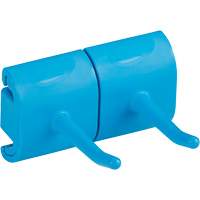 Double Hook Module for Hygienic Wall Bracket Groupe Generik