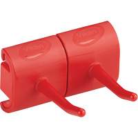 Double Hook Module for Hygienic Wall Bracket Groupe Generik