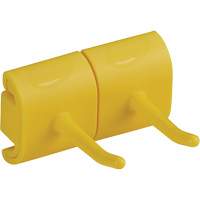 Double Hook Module for Hygienic Wall Bracket Groupe Generik