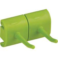 Double Hook Module for Hygienic Wall Bracket Groupe Generik