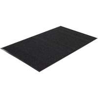 Tapis &agrave; nervures doubles, Essuie-pieds/grattoir, 3' x 5' x 1/4", Charbon Groupe Generik