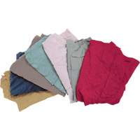 Chiffons fabriqu&eacute;s &agrave; partir de mat&eacute;riaux recycl&eacute;s, Molleton, M&eacute;lange de couleurs, 10 lb Groupe Generik