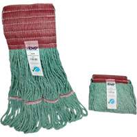 Wide-Band Mop Head, Antimicrobial/Floor Finishing/Specialty, Cotton/Rayon/Synthetic, Loop Style Groupe Generik