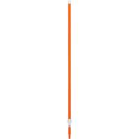 Manche, Balai/Brosse/Vadrouille &agrave; &eacute;pousseter/Support &agrave; tampon/Grattoir/Raclette/Vadrouille humide, Orange, T&eacute;lescopique, 62" - 109-2/5" lo Groupe Generik