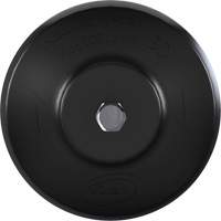 Brosse ronde HyDrive pour perceuse, Soies Tr&egrave;s ferme, Longueur de 3-1/10", Noir Groupe Generik