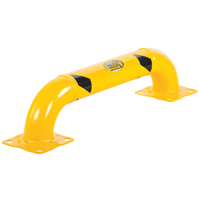 Garde-corps &agrave; profil bas pour rayonnages, 3' la x 0,75' h, Jaune Groupe Generik