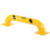 Garde-corps &agrave; profil bas pour rayonnages, 3' la x 0,75' h, Jaune Groupe Generik
