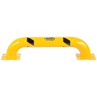 Garde-corps &agrave; profil bas pour rayonnages, 3' la x 0,75' h, Jaune Groupe Generik