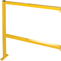 Protecteurs de p&eacute;rim&egrave;tre - Style tubulaire, 94" la x 49-1/2" h, Jaune Groupe Generik