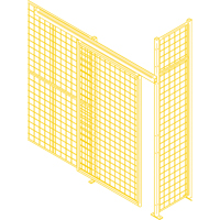 Composantes pour partitions & cloisons grillag&eacute;es - Quincaillerie Groupe Generik
