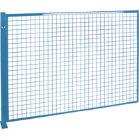 Perimeter Guards - Mesh Style, 4' H x 8' W, Blue Groupe Generik