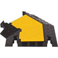 Yellow Jacket&reg; 3-Channel Heavy Duty Cable Protector - Left Turn Groupe Generik