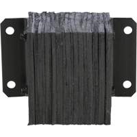 Butoir de quai lamell&eacute;, Horizontal, Caoutchouc, 12" la x 6" p x 10" h Groupe Generik