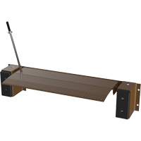 Niveleur de quai m&eacute;canique Edge-O-Dock, 93" la, 66" Largeur de la plateforme, 29" Port&eacute;e Groupe Generik