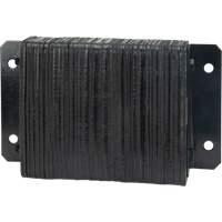 Butoirs de quai lamell&eacute;s, Horizontal, Caoutchouc, 18" la x 4" p x 12" h Groupe Generik