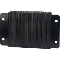 Butoirs de quai lamell&eacute;s, Horizontal, Caoutchouc, 18" la x 4" p x 12" h Groupe Generik