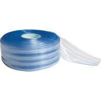 Low-Temperature Ribbed Strip Curtain, 164' x 12" x 0.120" Groupe Generik