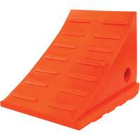 Cale-roue polyvalente de 35 tonnes, Ur&eacute;thane, Orange Groupe Generik