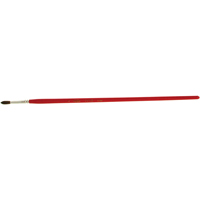 Pinceau de forme ronde pour marquage, Largeur de la brosse de 5/32", Soie de chameau, Manche &agrave; Bois Groupe Generik