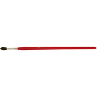 Pinceau de forme ronde pour marquage, Largeur de la brosse de 9/32", Soie de chameau, Manche &agrave; Bois Groupe Generik