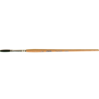 Pinceau une passe, Largeur de la brosse de 1/8", Soie de bœuf, Manche &agrave; Bois Groupe Generik