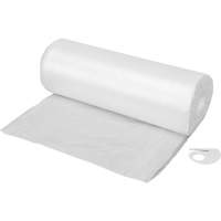 Toile de protection, 400' lo x 9' la, Plastique Groupe Generik