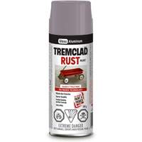 Tremclad&reg; Oil Based Rust Paint, Silver Aluminum, Gloss, Aerosol Can Groupe Generik