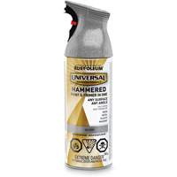 Universal&reg; Paint & Primer In One, Silver Aluminum, Hammered, Aerosol Can Groupe Generik