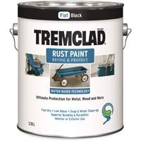 Tremclad&reg; Water-Based Rust Paint, 3.78 L, Gallon, Black Groupe Generik