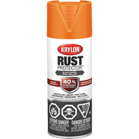 Rust Protector&reg; Enamel Paint, Orange, Gloss, 12 oz., Aerosol Can Groupe Generik